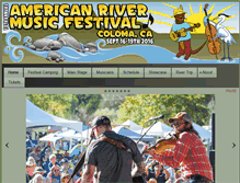 Tablet Screenshot of americanrivermusic.org